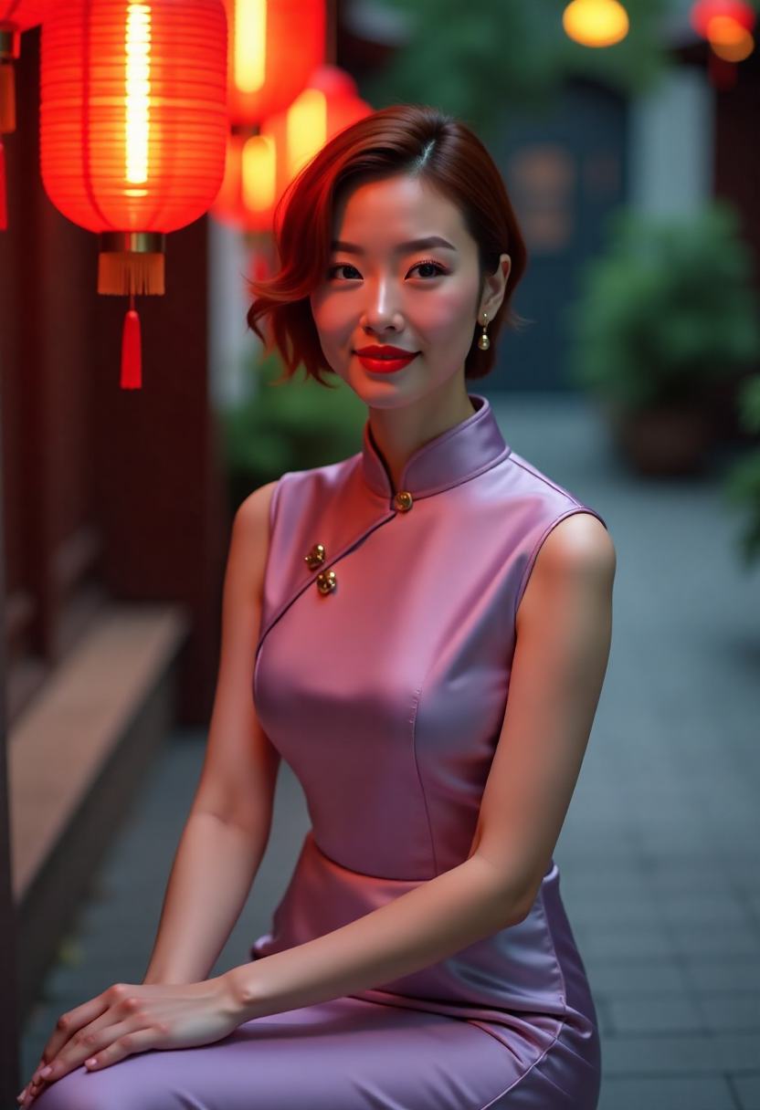 操场黄昏单车追逐